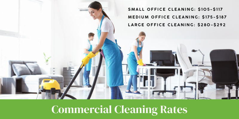commercial cleaning rates - featured image