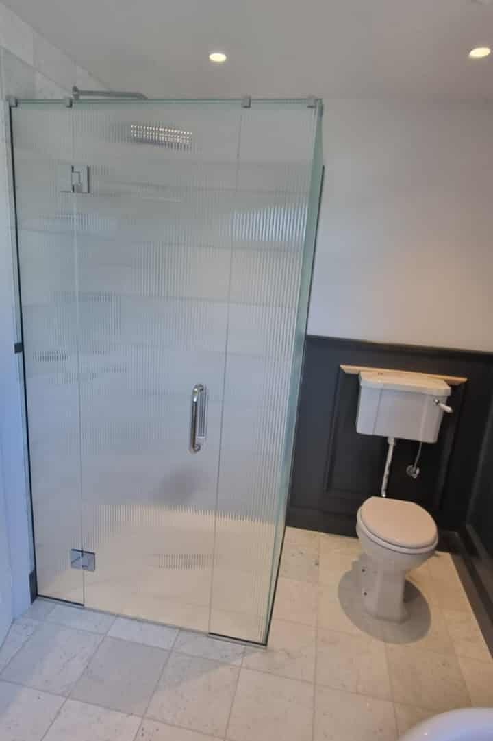 Shower Hard Water Stain Removal