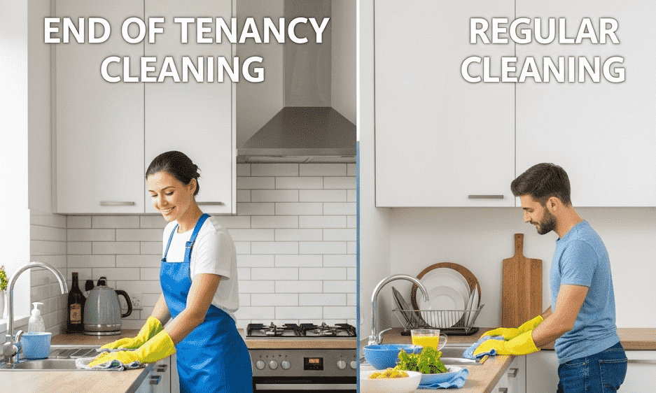 End of Tenancy Cleaning vs Regular Cleaning
