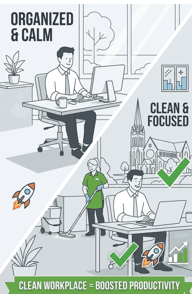 Why a Clean Workplace Boosts Productivity
