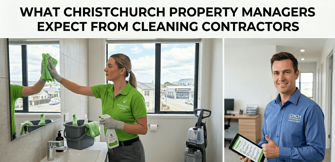 What Christchurch Property Managers Expect from Cleaning Contractors
